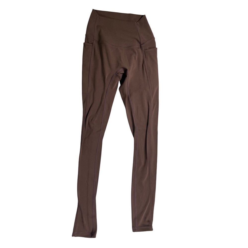 Paragon Reluna XS Brown High Rise Leggings Buttery Soft Yoga Athleisure